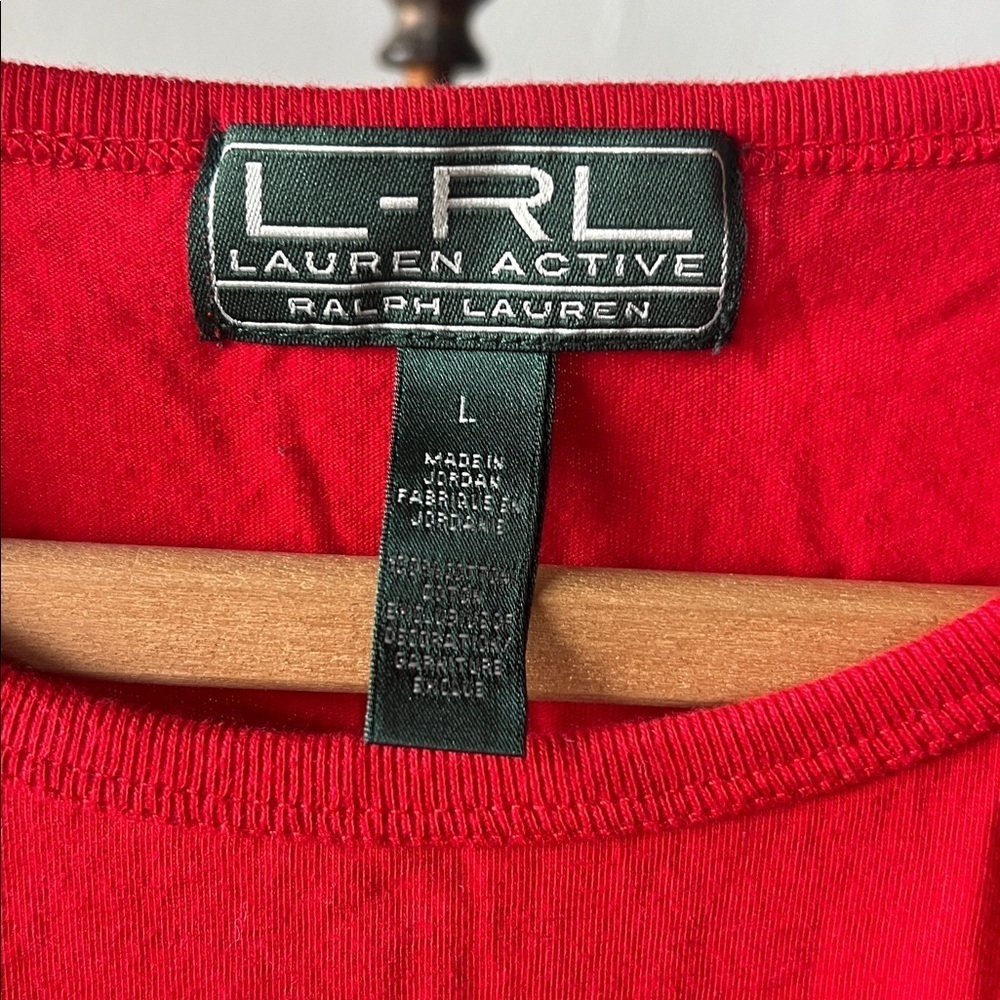 Lauren Ralph Lauren Embroidered Shirt Size Large - Picture 3 of 4